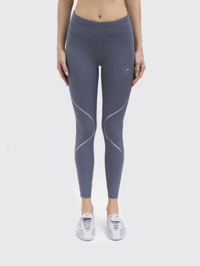 Adidas By Stella Mccartney High-rise Performance Trousers In Gray