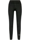 Adidas By Stella Mccartney Asmc Stripe-detail Leggings In Black