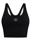 Adidas By Stella Mccartney Polyester Blend Training Top In Black