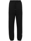 Adidas By Stella Mccartney Logo Cotton-blend Sweatpants In Black