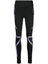 Adidas By Stella Mccartney Truepace Running Logo-print Leggings In Black