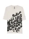 Adidas By Stella Mccartney Patterned T-shirt In White