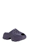 Adidas By Stella Mccartney Peep Toe Clog In Purple