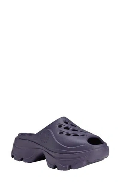 Adidas By Stella Mccartney Peep Toe Clog In Purple
