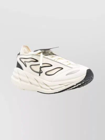 ADIDAS BY STELLA MCCARTNEY PLATFORM CHUNKY SNEAKERS FLAME DESIGN