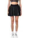 Adidas By Stella Mccartney Pleated Skort In Black