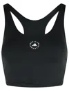 Adidas By Stella Mccartney Polyester Blend Training Top In Black