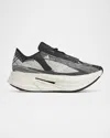 Adidas By Stella Mccartney Prime X 2.0 Exaggerated-sole Strung Sneakers In Ftwr Whitegrey Onecore Black