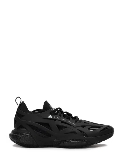 Adidas By Stella Mccartney Primegreen Primeknit Black Sneakers With Flexible Eva Sock
