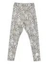 Adidas By Stella Mccartney Printed Leggings In Gray