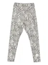Adidas By Stella Mccartney Printed Leggings In Gray