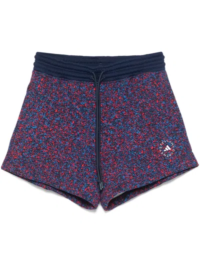 Adidas By Stella Mccartney Printed Terry Shorts In Multi