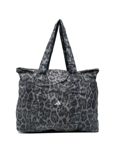 Adidas By Stella Mccartney Printed Tote Bag In Animal Print