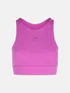 Adidas By Stella Mccartney Purple Polyester Top In Violet