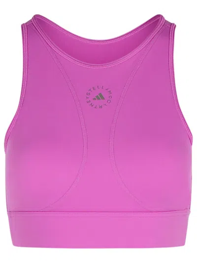 Adidas By Stella Mccartney Purple Polyester Top