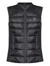 Adidas By Stella Mccartney Quilted Panelled Gilet In Black