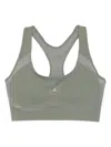 Adidas By Stella Mccartney Racer-back Sports Bra In Multi
