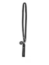 Adidas By Stella Mccartney Elastic Cord Embossed Logo Lanyard In Black