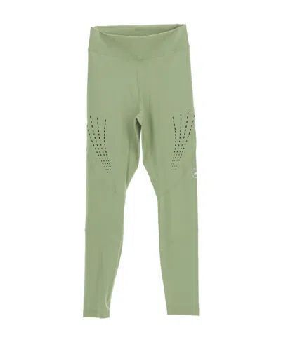 Adidas By Stella Mccartney Recycled-polyester Legging In Green