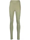 Adidas By Stella Mccartney Recycled-polyester Legging In Grün