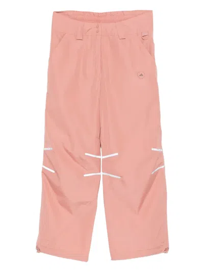 Adidas By Stella Mccartney Reflective-stripe Trousers In Pink