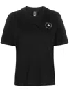 Adidas By Stella Mccartney Adidas By Stella Mc Cartney Logo Sporty T Shirt In Black
