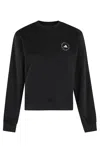 Adidas By Stella Mccartney Logo Organic Cotton Sweatshirt