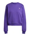Adidas By Stella Mccartney Logo-detail Sweatshirt In Purple