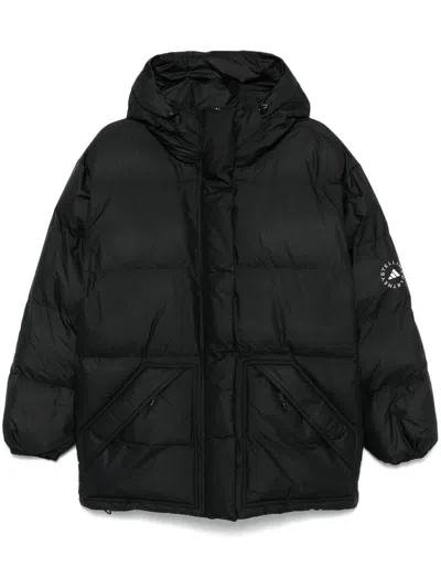 Adidas By Stella Mccartney Reversible Padded Jacket In Black