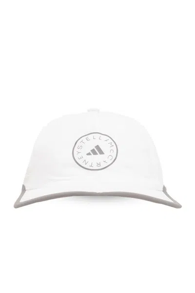 Adidas By Stella Mccartney Asmc Baseball Cap W/ Logo In White