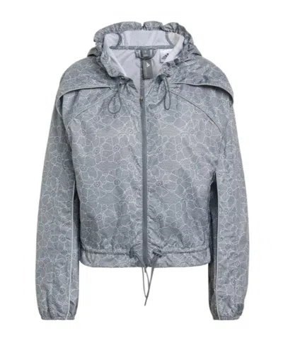 Adidas By Stella Mccartney Running Printed Jackett In Gray