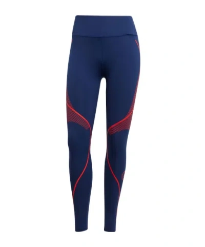 Adidas By Stella Mccartney Running Tights In Blue