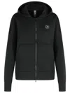 Adidas By Stella Mccartney Scuba Black Polyester Blend Sweatshirt In Black