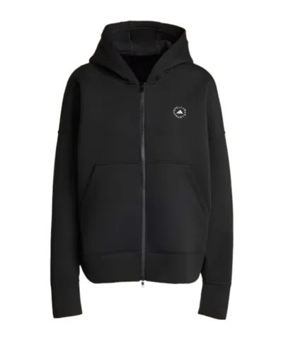 Adidas By Stella Mccartney Scuba Hoodie In Black