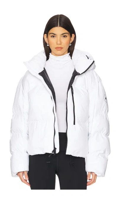 Adidas By Stella Mccartney Short Puffer In White