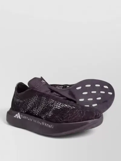 Adidas By Stella Mccartney Silk Nylon Slip-on Sneakers In Black