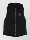 Adidas By Stella Mccartney Adidas By Stella Mc Cartney Hooded Vest In Black