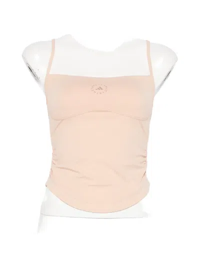 Adidas By Stella Mccartney Sleeveless Sport Top In Brown