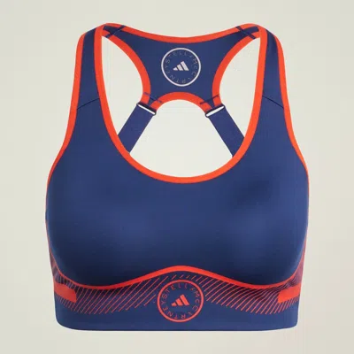 Adidas By Stella Mccartney Smc Tpa Bra In Blue