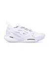 Adidas By Stella Mccartney Alexander Mcqueen Sand Canvas Tread Slick Sneakers In White