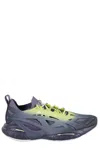 Adidas By Stella Mccartney Solarglide Primeknit And Rubber Sneakers In Pulse Lime Trace Purple Legend Pink
