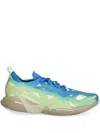 Adidas By Stella Mccartney Solarglide Primeknit And Rubber Sneakers In 蓝色