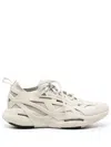 Adidas By Stella Mccartney Almond Toe Mesh Panelled Running Sneakers In Light Grey
