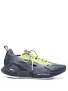 Adidas By Stella Mccartney Solarglide Primeknit And Rubber Sneakers In Purple