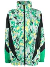 Adidas By Stella Mccartney Recycled Printed Woven Track Top In Green