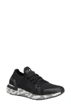 Adidas By Stella Mccartney Asmc Ultraboost 20 Graphic-sole Trainer Sneakers In Core Black/black/black
