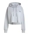 Adidas By Stella Mccartney Sportswear Cropped Hoodie In Gray