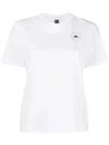 Adidas By Stella Mccartney Logo-print Short-sleeved T-shirt In White