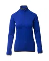 Adidas By Stella Mccartney Stella Mccartney For Adidas Half Zip Jacket In Blue Nylon In Blue