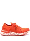 Adidas By Stella Mccartney Ultraboost 20 Graphic-sole Trainer Sneakers In Active Orange / Active Orange / White